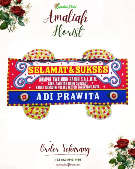 Papan Bunga Ucapan Selamat Kertosari